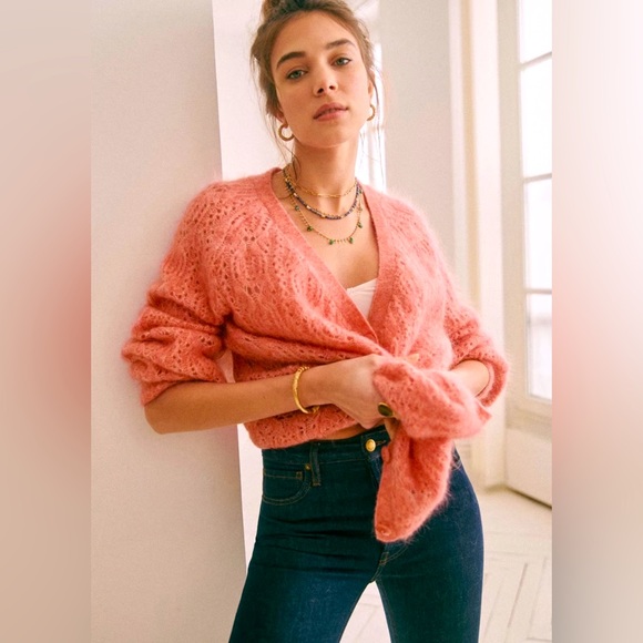 Sezane Sweaters - Sezane Joia Sweater in California Rose Size Small
